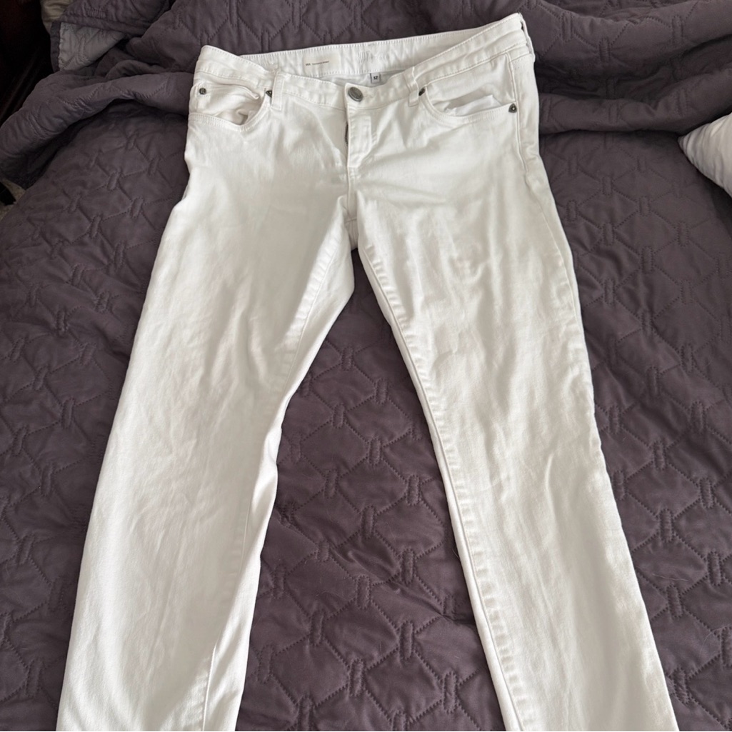 Kut From The Kloth Women's Cream Skinny Jeans